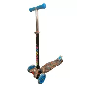 Dreirädriger Scooter MAXI SCOOTER mit beleuchteten Rädern, BLUE DRAGON