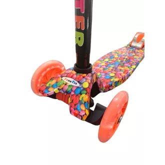 Dreirädriger Scooter MAXI SCOOTER mit beleuchteten Rädern, BONBON oder Dreirädriger Scooter MAXI SCOOTER mit beleuchteten Rädern, BONBON oder