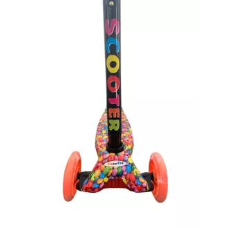 Dreirädriger Scooter MAXI SCOOTER mit beleuchteten Rädern, BONBON oder Dreirädriger Scooter MAXI SCOOTER mit beleuchteten Rädern, BONBON oder