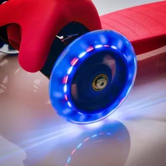 Dreirädriger Motorroller MTR MINI SCOOTER BLUSH, LED-Räder
