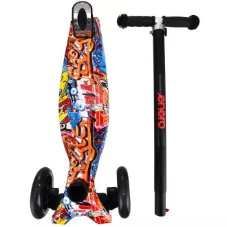 Dreirädriger Kinder-Roller MAXI SCOOTER STREET-ART