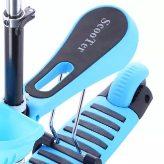 MINI SCOOTER 2in1 dreirädriger Scooter mit LED-Rädern, blau MINI SCOOTER 2in1 dreirädriger Scooter mit LED-Rädern, blau