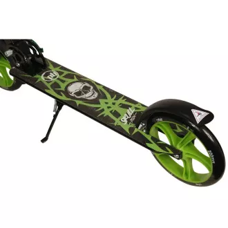 Scooter PB SKULL 2023 mit Ständer, 200mm, schwarz-grün Scooter PB SKULL 2023 mit Ständer, 200mm, schwarz-grün