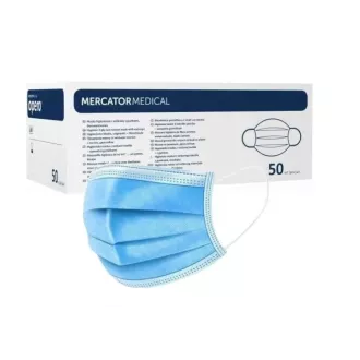 OPERO Surgical dreilagiges Gummischutzmundstück blau, 50 Stück OPERO Surgical dreilagiges Gummischutzmundstück blau, 50 Stück