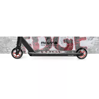 Freestyle-Roller MOVINO Stunt EDGE, Schwarz-Rot Edition