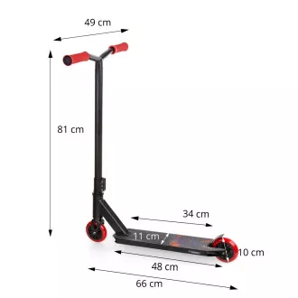 Freestyle-Roller MOVINO Stunt NITRO Rot Freestyle-Roller MOVINO Stunt NITRO Rot