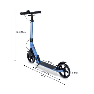 Klapproller MOVINO City Comfort , schwarz - Blue Edition Klapproller MOVINO City Comfort , schwarz - Blue Edition