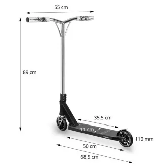 Freestyle-Roller MOVINO Stunt X-Core, Schwarz Mission Freestyle-Roller MOVINO Stunt X-Core, Schwarz Mission