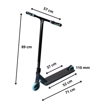 Freestyle-Roller MOVINO Stunt SLAVE, Hellblau