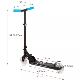 MOVINO COSMO 2 Klapproller mit LED-Rädern 120 mm MOVINO COSMO 2 Klapproller mit LED-Rädern 120 mm