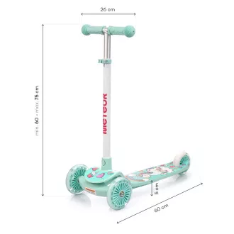 Dreirädriger Kinderroller MTR Funny, Blau Dreirädriger Kinderroller MTR Funny, Blau