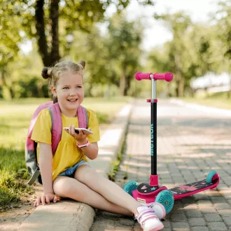 Dreirädriger Kinder-Roller MTR Funny, Pink Dreirädriger Kinder-Roller MTR Funny, Pink