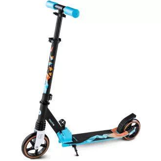Zusammenklappbarer Stadtroller MOVINO VIBE - BLAU/ORANGE