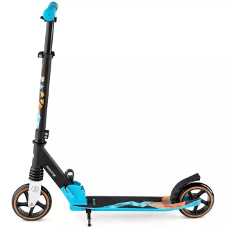 Zusammenklappbarer Stadtroller MOVINO VIBE - BLAU/ORANGE
