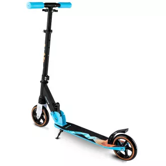 Zusammenklappbarer Stadtroller MOVINO VIBE - BLAU/ORANGE