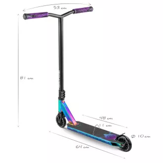 Freestyle-Roller MOVINO GLIDE, Regenbogen