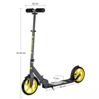Klappbarer Motorroller Story Urban GO! Grau Klappbarer Motorroller Story Urban GO! Grau