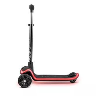 Dreirädriger Kinderroller Cariboo LEDstar, schwarz Dreirädriger Kinderroller Cariboo LEDstar, schwarz