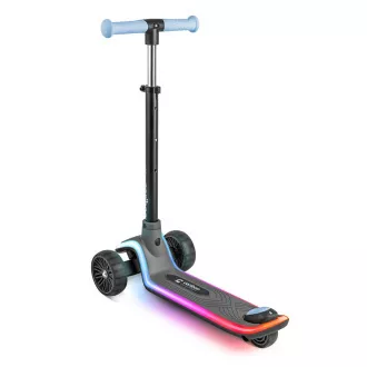 Dreirädriger Kinderroller Cariboo LEDstar, blau