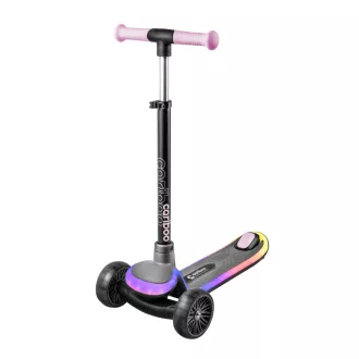 Dreirädriger Kinder-Roller Cariboo LEDstar, rosa Dreirädriger Kinder-Roller Cariboo LEDstar, rosa