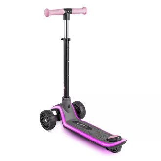 Dreirädriger Kinder-Roller Cariboo LEDstar, rosa Dreirädriger Kinder-Roller Cariboo LEDstar, rosa
