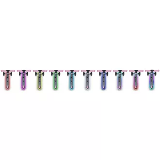 Dreirädriger Kinder-Roller Cariboo LEDstar, rosa Dreirädriger Kinder-Roller Cariboo LEDstar, rosa