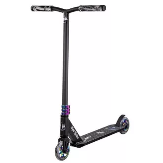 Freestyle Scooter Story High Roller Stunt, schwarz und Regenbogen Freestyle Scooter Story High Roller Stunt, schwarz und Regenbogen