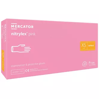 NITRYLEX PINK - Nitrilhandschuhe (puderfrei) rosa, 100 Stück, M NITRYLEX PINK - Nitrilhandschuhe (puderfrei) rosa, 100 Stück, M
