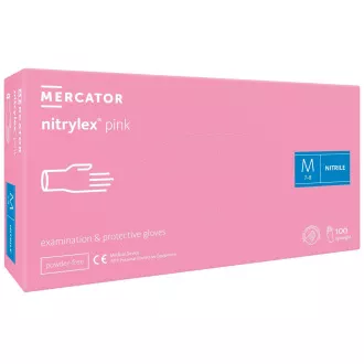 NITRYLEX PINK - Nitrilhandschuhe (puderfrei) rosa, 100 Stück, XS NITRYLEX PINK - Nitrilhandschuhe (puderfrei) rosa, 100 Stück, XS