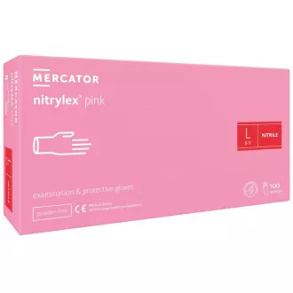 NITRYLEX PINK - Nitrilhandschuhe (puderfrei) rosa, 100 Stück, XS NITRYLEX PINK - Nitrilhandschuhe (puderfrei) rosa, 100 Stück, XS