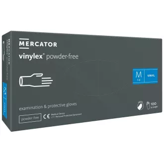VINYLEX POWDER FREE - Vinylhandschuhe (puderfrei) weiß, 100 Stück, M