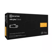 NITRYLEX BLACK - Nitrilhandschuhe (puderfrei) schwarz, 100 Stück, S