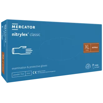 NITRYLEX CLASSIC - Nitrilhandschuhe (puderfrei) blau, unsteril - 100 Stück, M NITRYLEX CLASSIC - Nitrilhandschuhe (puderfrei) blau, unsteril - 100 Stück, M