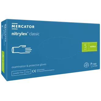 NITRYLEX CLASSIC - Nitrilhandschuhe (puderfrei) blau, unsteril - 100 Stück, XS NITRYLEX CLASSIC - Nitrilhandschuhe (puderfrei) blau, unsteril - 100 Stück, XS