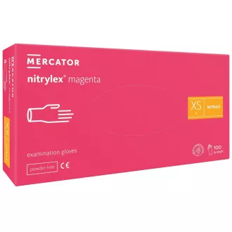 NITRYLEX MAGENTA - Nitrilhandschuhe (ohne Puder), 100 Stück, L NITRYLEX MAGENTA - Nitrilhandschuhe (ohne Puder), 100 Stück, L