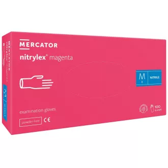 NITRYLEX MAGENTA - Nitrilhandschuhe (ohne Puder), 100 Stück, S NITRYLEX MAGENTA - Nitrilhandschuhe (ohne Puder), 100 Stück, S