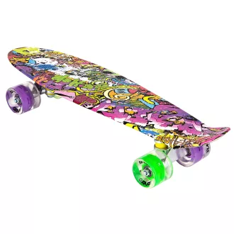 Pennyboard ENERO 56cm mit LED-Rädern, VINTAGE