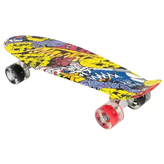 Pennyboard ENERO STREET-ART, 56 cm mit LED-Rädern Pennyboard ENERO STREET-ART, 56 cm mit LED-Rädern