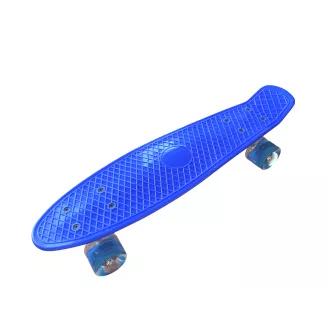 Pennyboard mit LED-Rädern, 56 cm DARK BLUE