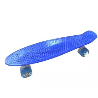 Pennyboard mit LED-Rädern, 56 cm DARK BLUE