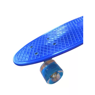 Pennyboard mit LED-Rädern, 56 cm DARK BLUE