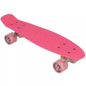 Pennyboard mit LED-Rädern, 56 cm PINK Pennyboard mit LED-Rädern, 56 cm PINK