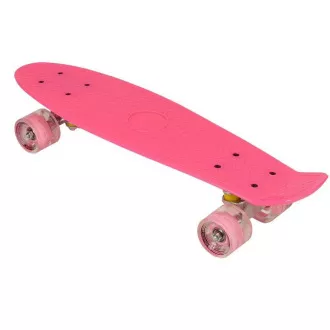 Pennyboard mit LED-Rädern, 56 cm PINK Pennyboard mit LED-Rädern, 56 cm PINK