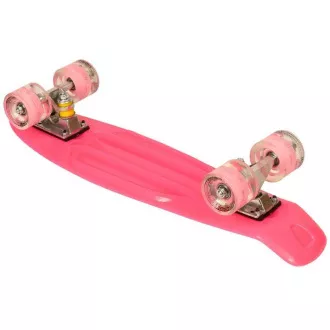 Pennyboard mit LED-Rädern, 56 cm PINK Pennyboard mit LED-Rädern, 56 cm PINK