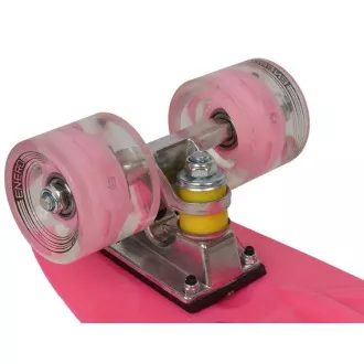 Pennyboard mit LED-Rädern, 56 cm PINK Pennyboard mit LED-Rädern, 56 cm PINK