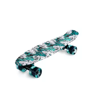 Pennyboard MOVINO Chameleon (DoublePrint) mit LED-Rädern, 56cm