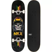 Skateboard NKX Rasta-Schädel