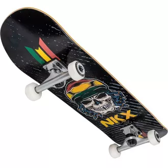 Skateboard NKX Rasta-Schädel