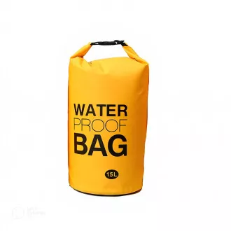 Wasserdichter Trockensack 15 L, gelb Wasserdichter Trockensack 15 L, gelb