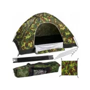 Wanderzelt für max. 3 Personen, 2x2m, tarnfarben